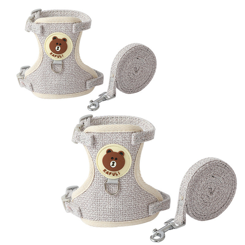 Cotton and Linen Bear Harness