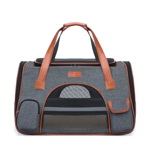 Leather Handle Pet Bag