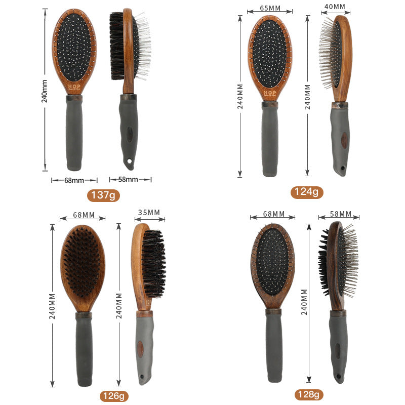 HOP - Wooden Double-Sided Brush