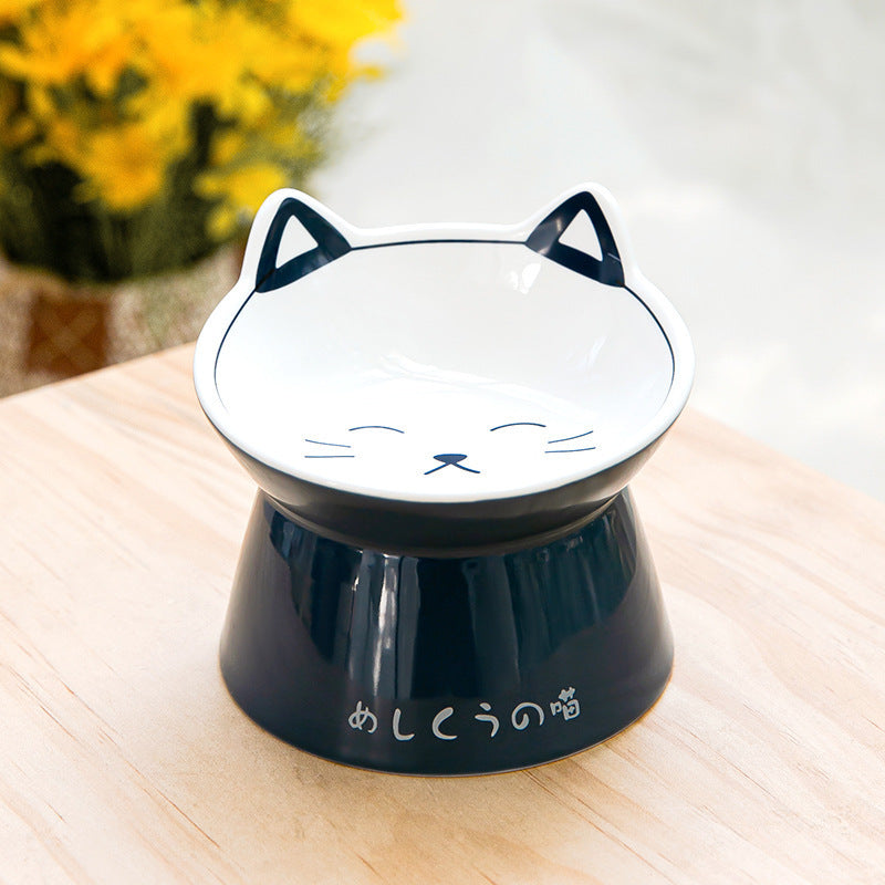 Single Ceramic Slanted Bowl
