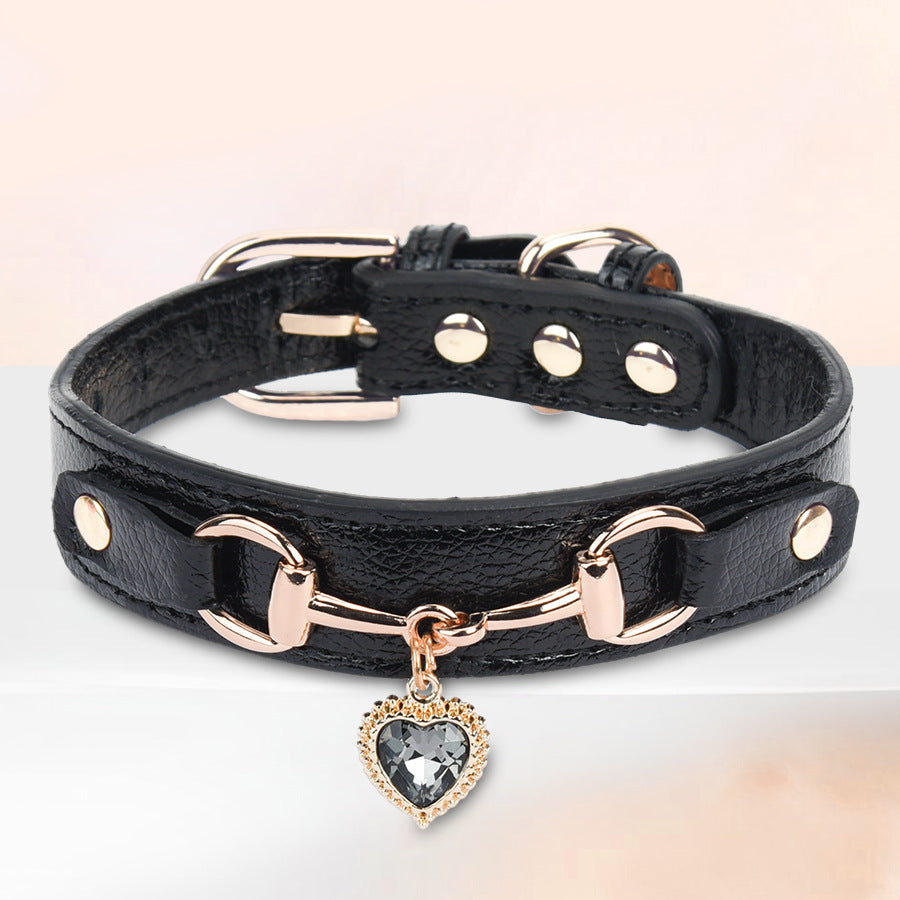 Ocean Heart Dog Collar