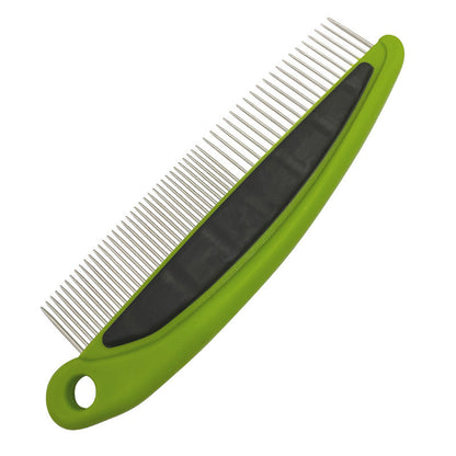 STEEL COMB - Plastic Handle Detangling Comb