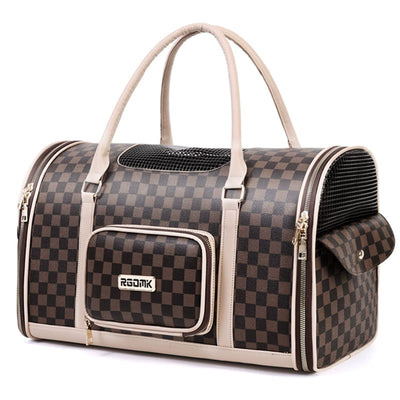Luxury Pet Leather Bag