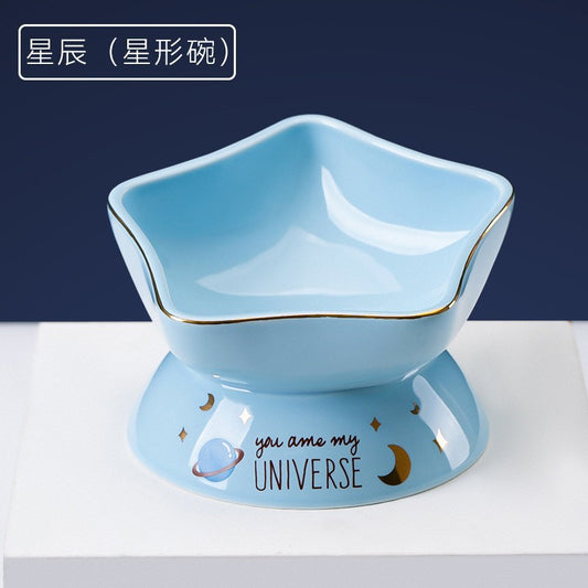 Single Ceramic Slanted Bowl