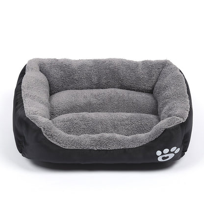 Rectangle Paw Print Bed