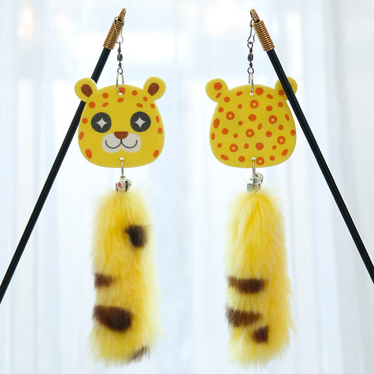 STIMULATION FEATHER TAIL CAT TOY