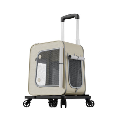Pet Rolling Trolley Bag -  Backpack + Ice Box