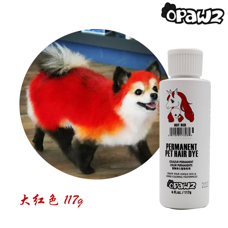OPAWZ Pet Hair Dye – Vibrant Color Grooming Cream
