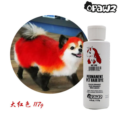 OPAWZ Pet Hair Dye – Vibrant Color Grooming Cream