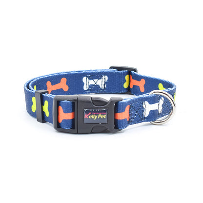 Colourful Dog Collar With Leash