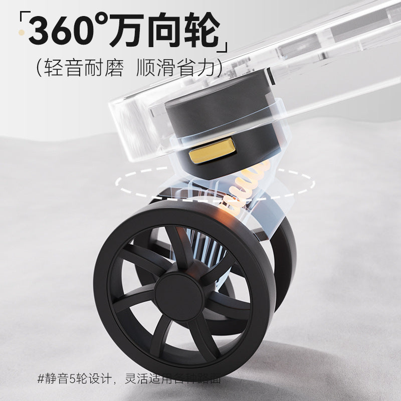 Pet Rolling Trolley Bag -  Backpack + Ice Box