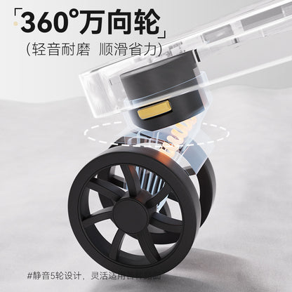 Pet Rolling Trolley Bag -  Backpack + Ice Box