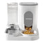 Automatic Pet Feeder + Drinking Bowl – Stainless Steel
