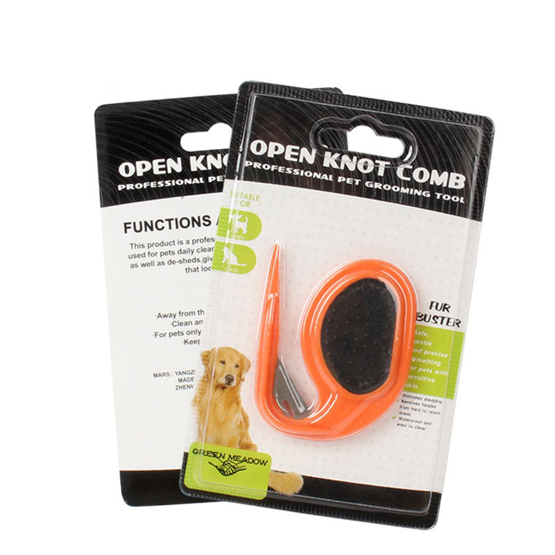 OPEN KNOT COMB – Dematting Blade Comb