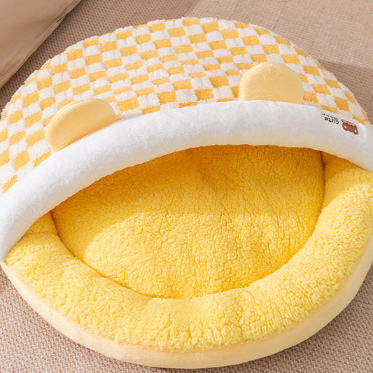 Winter Thickened Shell Cat Sleeping Bag