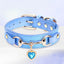 Ocean Heart Dog Collar