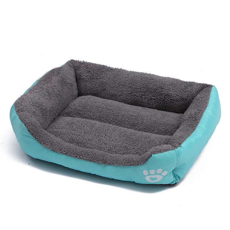 Rectangle Paw Print Bed