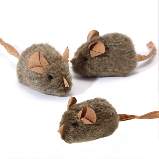 3 in 1 - Squeaky Mouse Cat Toy