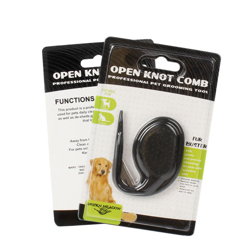 OPEN KNOT COMB – Dematting Blade Comb