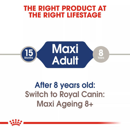 ROYAL CANIN - Maxi Adult in Gravy Wet Food