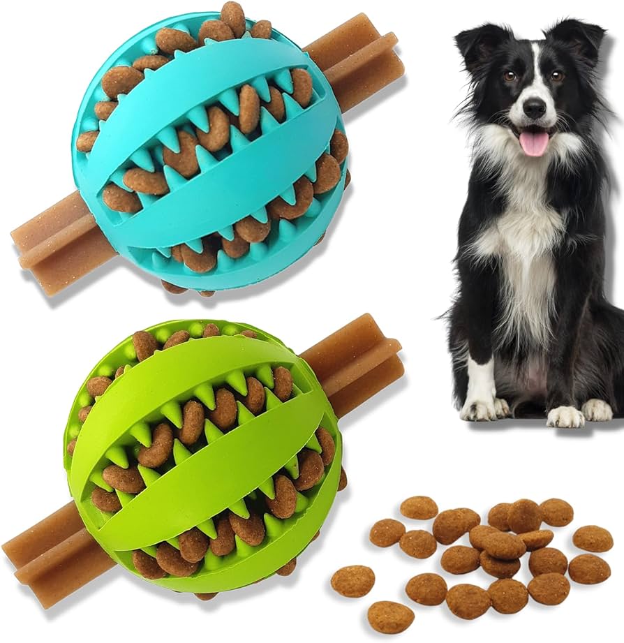 Rub Leakage Treat Dispenser Toy Ball