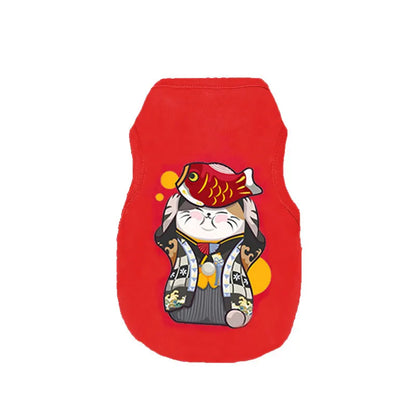 Sleeveless Cartoon Vest