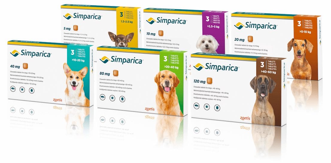 SIMPARICA - Chewable Tablets For Dogs