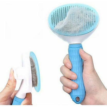 Pet Self Cleaning Slicker Brush