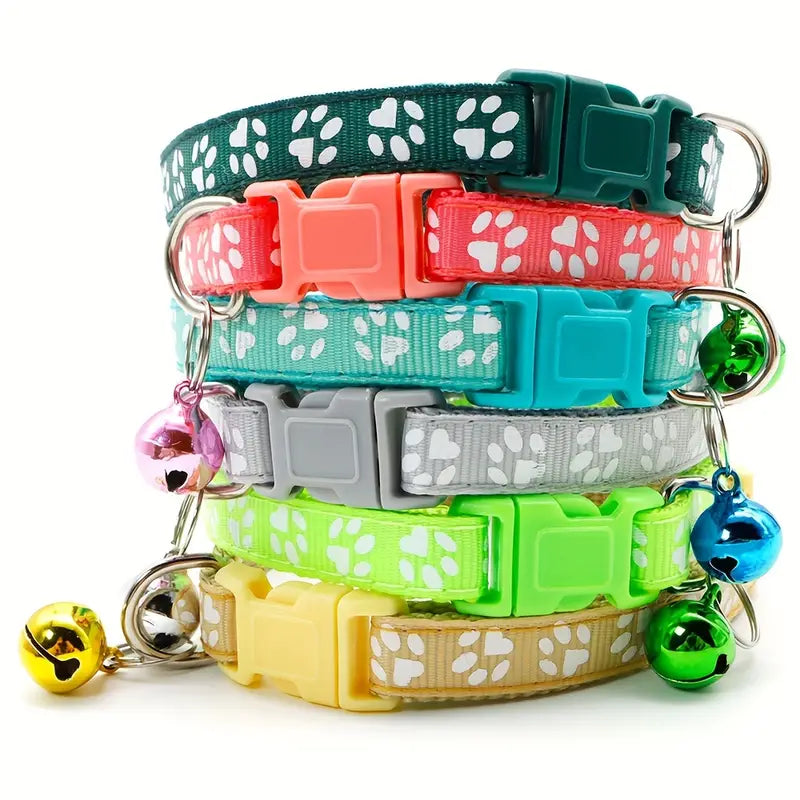 Paw & Print Design Pet Collar