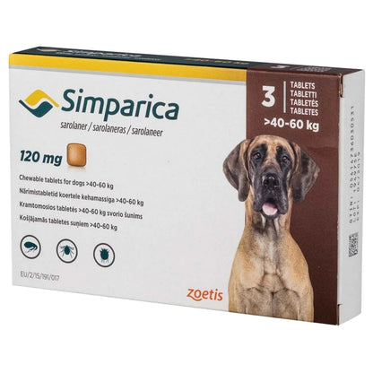 SIMPARICA - Chewable Tablets For Dogs