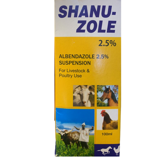 SHANU-ZOLE - Albendazole 2.5% Suspension