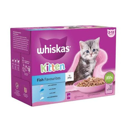 WHISKAS - Kitten Fish Favourites In Jelly