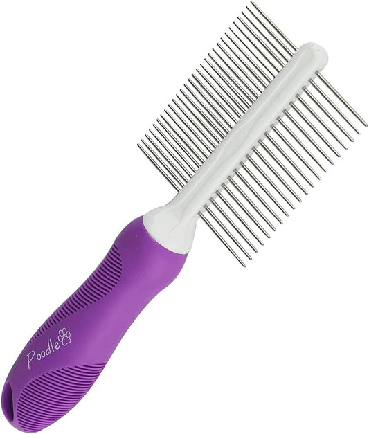 PET GROOMING TOOLS - Double Headed Comb