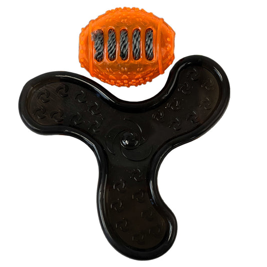 Pooch Products - Rugby Ball & Frisbee