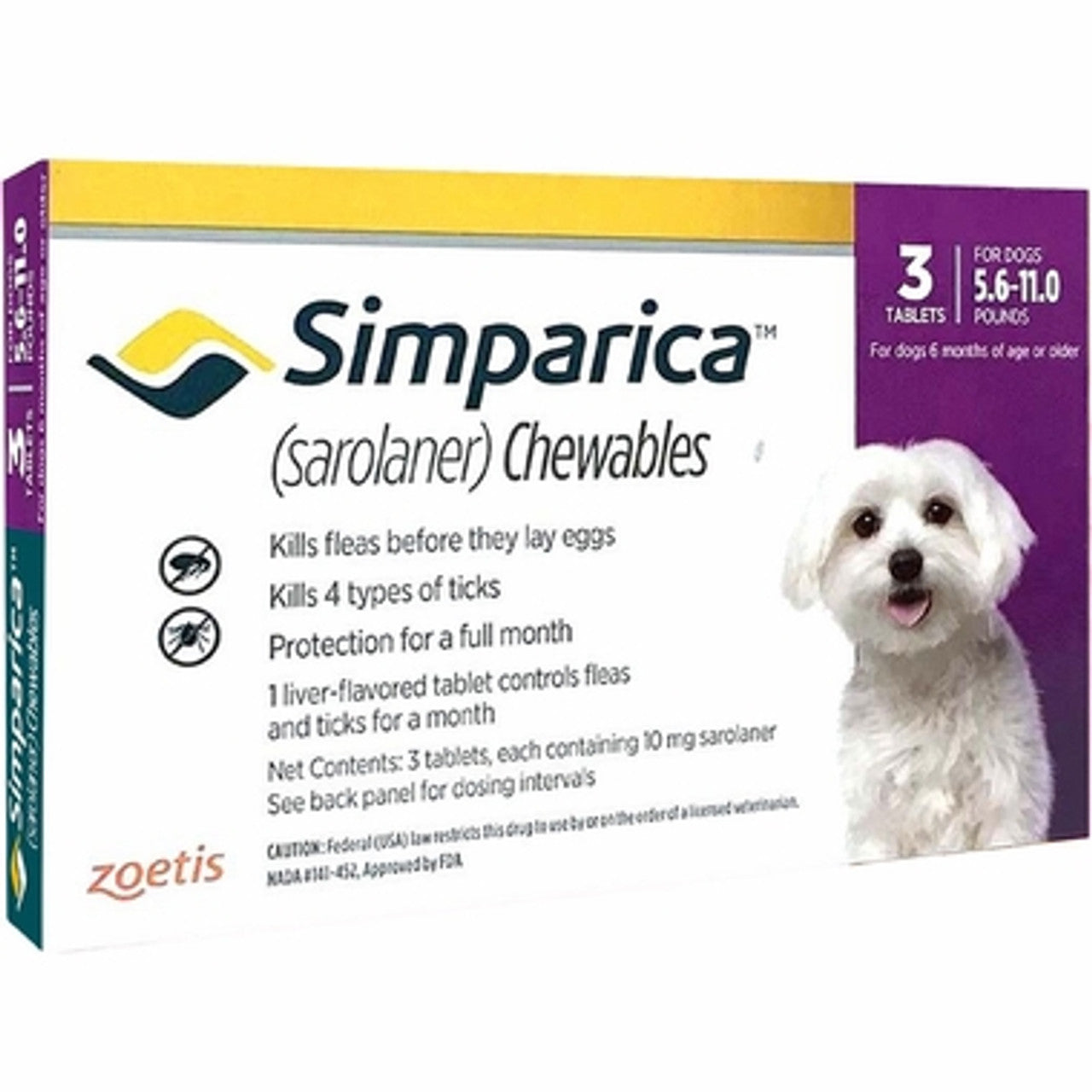 SIMPARICA - Chewable Tablets For Dogs