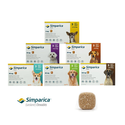 SIMPARICA - Chewable Tablets For Dogs