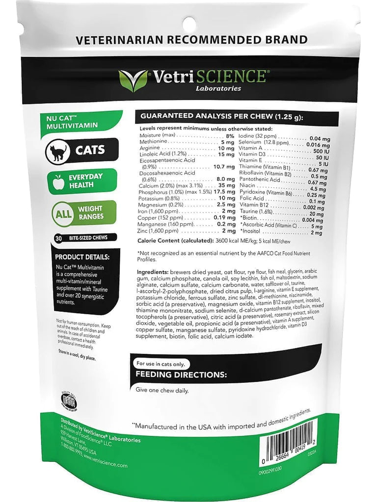 VETRI SCIENCE - Nu Cat Multivitamin